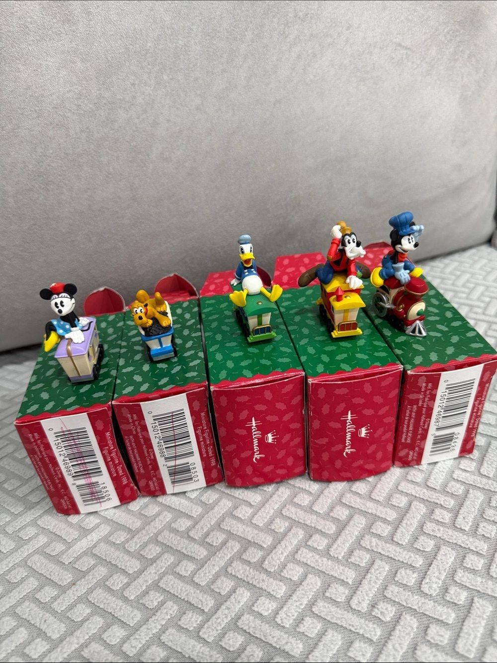 Hallmark 1998 Merry Miniatures-Mickey & Co. Express Disney Train-Set of 5
